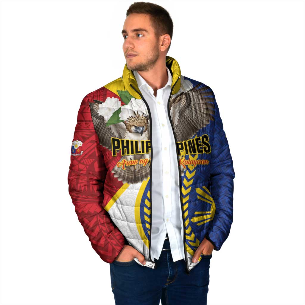 Personalized Philippines Padded Jacket Filipino Araw ng Kalayaan