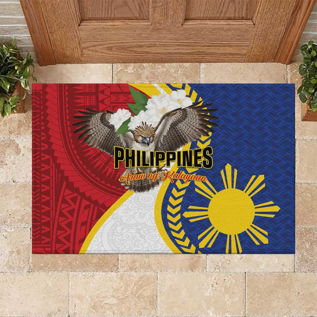 Philippines Rubber Doormat Filipino Araw ng Kalayaan
