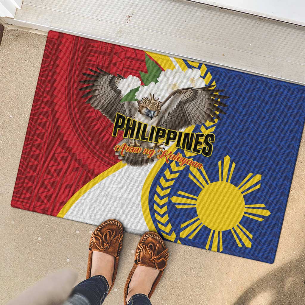 Philippines Rubber Doormat Filipino Araw ng Kalayaan