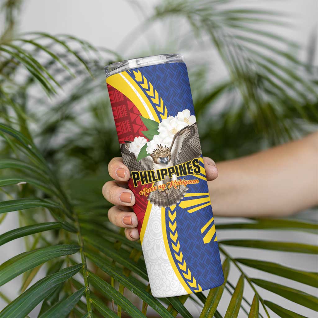 Personalized Philippines Skinny Tumbler Filipino Araw ng Kalayaan