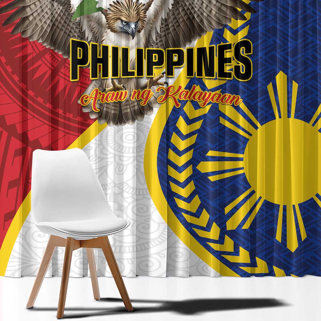 Philippines Window Curtain Filipino Araw ng Kalayaan