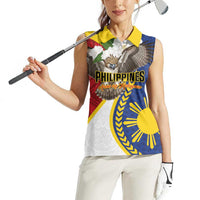 Personalized Philippines Women Sleeveless Polo Shirt Filipino Araw ng Kalayaan LT01 - Polynesian Pride