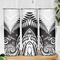 New Zealand Skinny Tumbler Aotearoa Maori Kiwi Black Fern LT01 - Polynesian Pride
