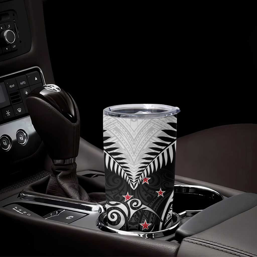 New Zealand Tumbler Cup Aotearoa Maori Kiwi Black Fern LT01 - Polynesian Pride