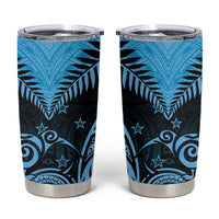 New Zealand Tumbler Cup Aotearoa Blue Maori Kiwi Blue Fern LT01 Blue - Polynesian Pride