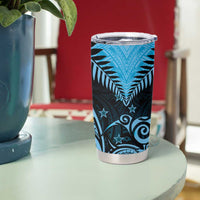 New Zealand Tumbler Cup Aotearoa Blue Maori Kiwi Blue Fern LT01 - Polynesian Pride
