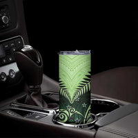New Zealand Skinny Tumbler Aotearoa Maori Kiwi Green Fern LT01 - Polynesian Pride