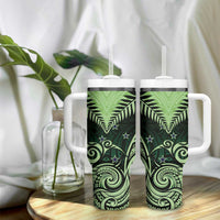 New Zealand Tumbler With Handle Aotearoa Maori Kiwi Green Fern LT01 - Polynesian Pride