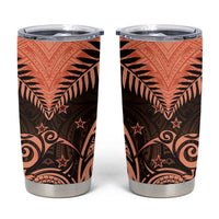 New Zealand Tumbler Cup Aotearoa Maori Kiwi Orange Fern LT01 Orange - Polynesian Pride