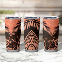New Zealand Tumbler Cup Aotearoa Maori Kiwi Orange Fern LT01 - Polynesian Pride