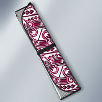 Hibiscus Bloom Island Tribal Waves Auto Sun Shade Pink Polynesian Pattern LT01 - Polynesian Pride