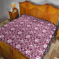 Hibiscus Bloom Island Tribal Waves Quilt Pink Polynesian Pattern LT01 - Polynesian Pride