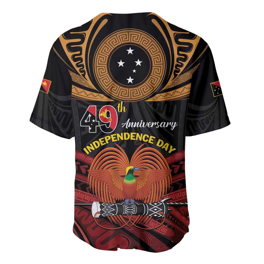 Papua New Guinea Bird of Paradise Baseball Jersey 16 September 1975 Independence Day Anniversary LT01 - Polynesian Pride