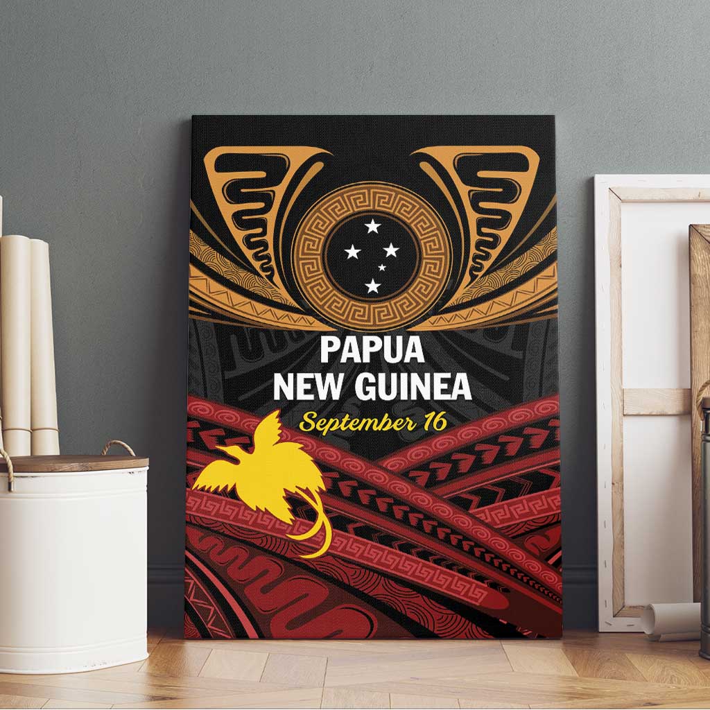 Papua New Guinea Bird of Paradise Canvas Wall Art 16 September 1975 Independence Day Anniversary LT01 - Polynesian Pride