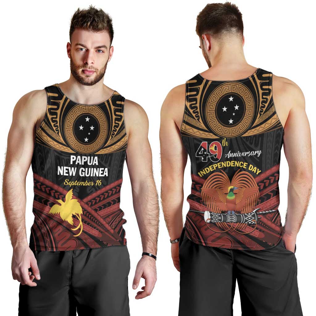 Papua New Guinea Bird of Paradise Men Tank Top 16 September 1975 Independence Day Anniversary LT01 - Polynesian Pride