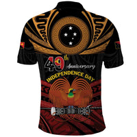 Papua New Guinea Bird of Paradise Polo Shirt 16 September 1975 Independence Day Anniversary LT01 - Polynesian Pride
