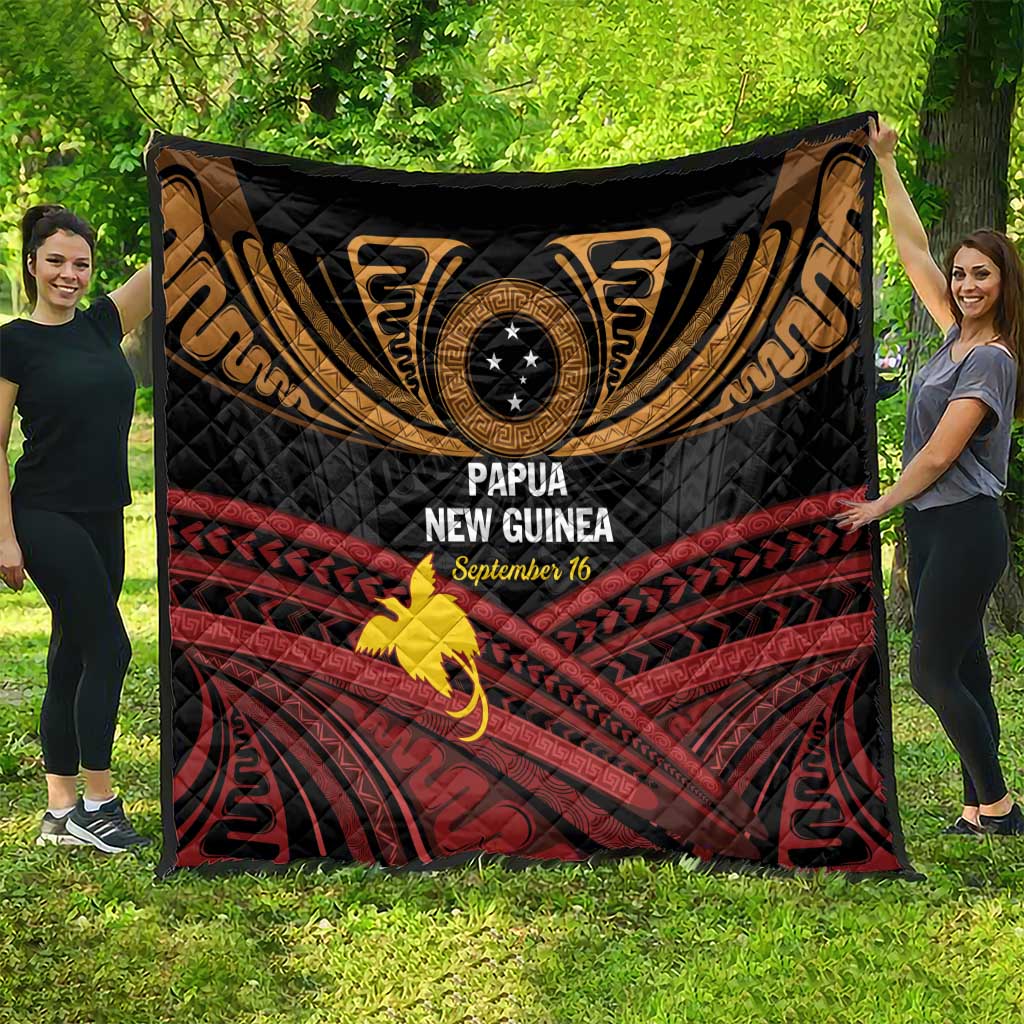 Papua New Guinea Bird of Paradise Quilt 16 September 1975 Independence Day Anniversary LT01 - Polynesian Pride