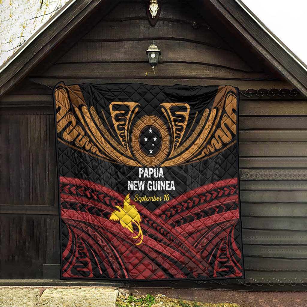 Papua New Guinea Bird of Paradise Quilt 16 September 1975 Independence Day Anniversary LT01 - Polynesian Pride