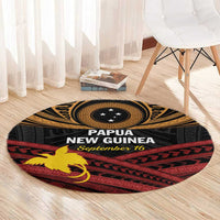 Papua New Guinea Bird of Paradise Round Carpet 16 September 1975 Independence Day Anniversary LT01 - Polynesian Pride