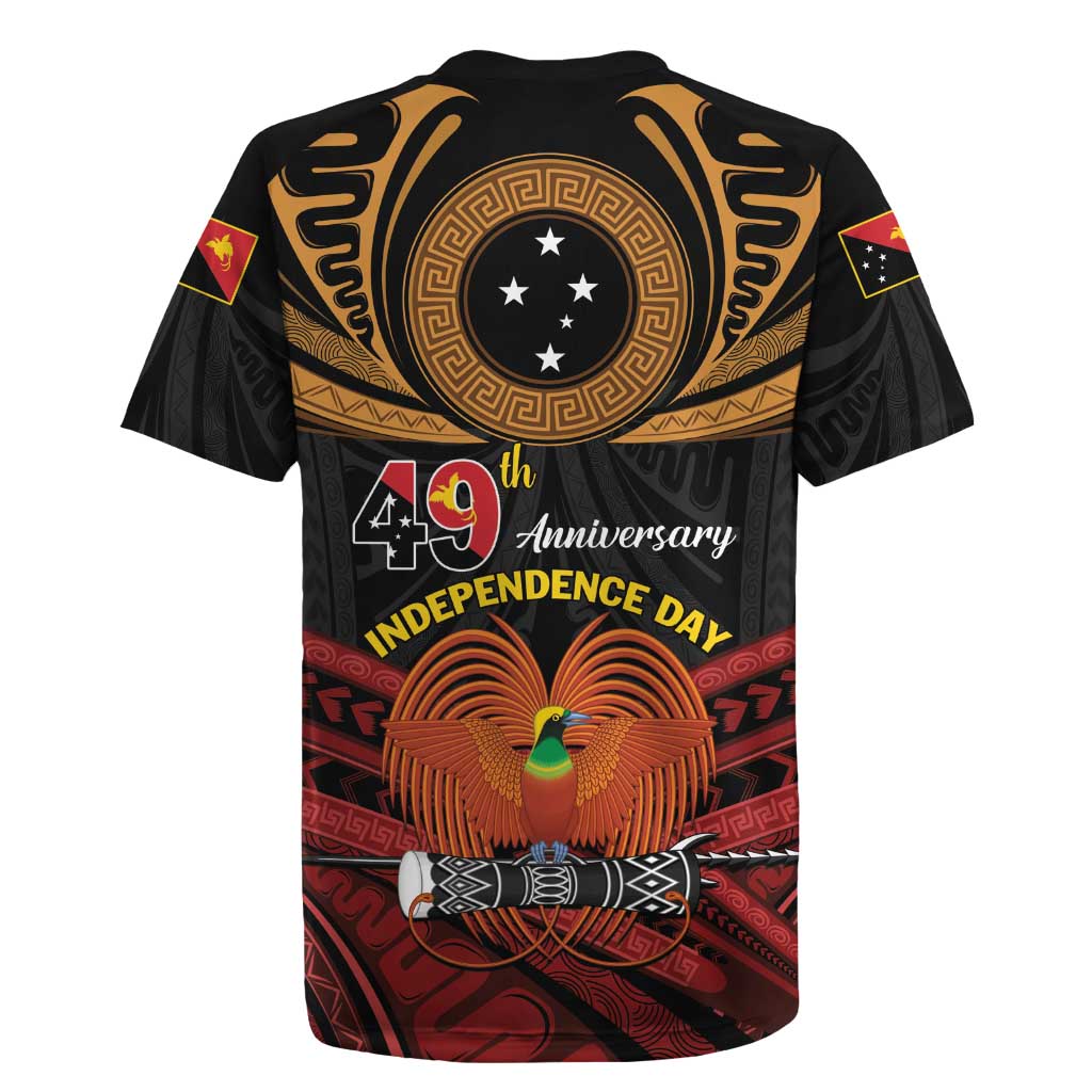 Papua New Guinea Bird of Paradise Rugby Jersey 16 September 1975 Independence Day Anniversary LT01 - Polynesian Pride