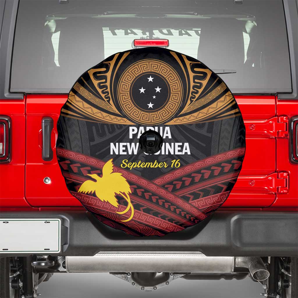 Papua New Guinea Bird of Paradise Spare Tire Cover 16 September 1975 Independence Day Anniversary LT01 - Polynesian Pride
