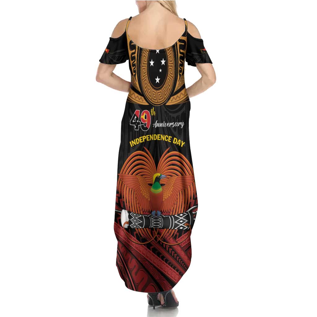Papua New Guinea Bird of Paradise Summer Maxi Dress 16 September 1975 Independence Day Anniversary LT01 - Polynesian Pride