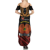Papua New Guinea Bird of Paradise Summer Maxi Dress 16 September 1975 Independence Day Anniversary LT01 - Polynesian Pride