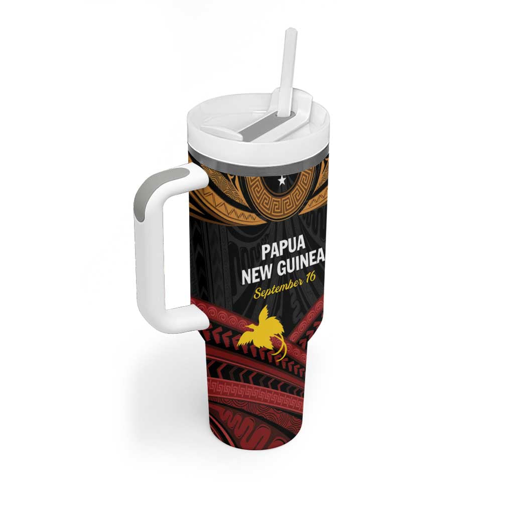 Papua New Guinea Bird of Paradise Tumbler With Handle 16 September 1975 Independence Day Anniversary LT01 - Polynesian Pride