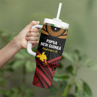 Papua New Guinea Bird of Paradise Tumbler With Handle 16 September 1975 Independence Day Anniversary LT01 - Polynesian Pride