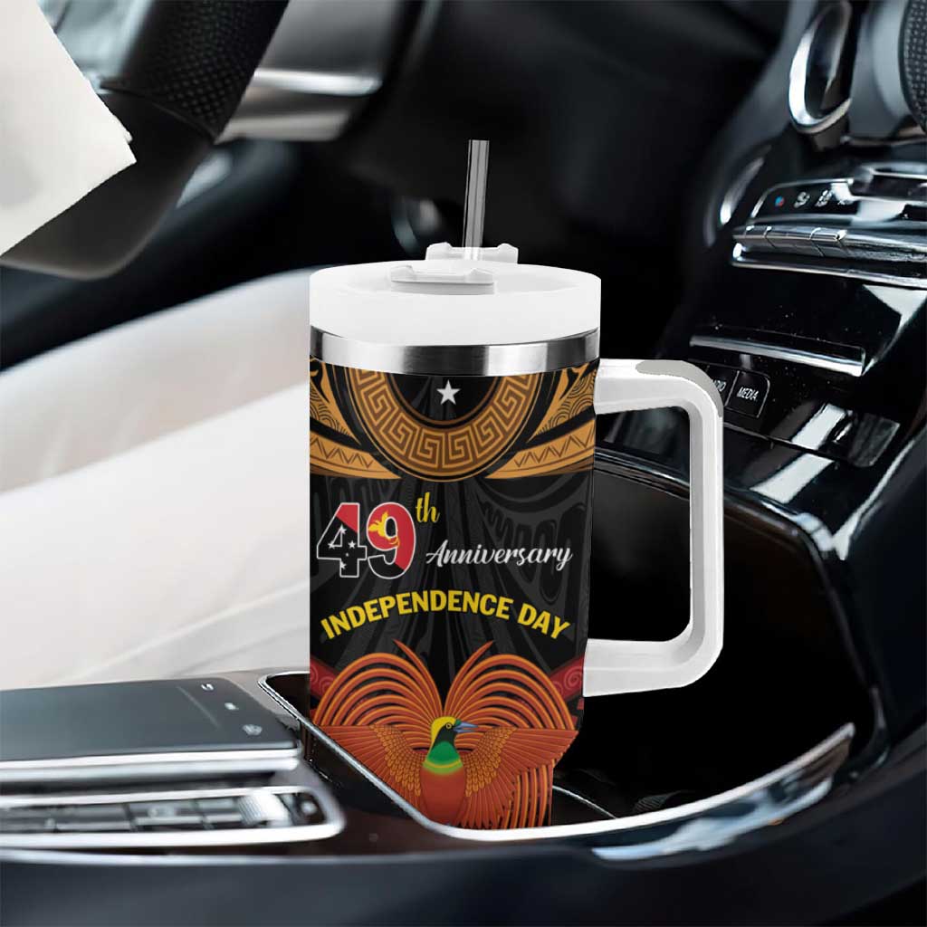 Papua New Guinea Bird of Paradise Tumbler With Handle 16 September 1975 Independence Day Anniversary LT01 - Polynesian Pride