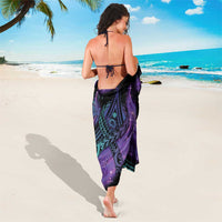 In September We Wear Teal And Purple Sarong Magic Ribbon Semicolon
