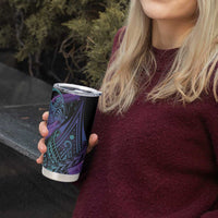 In September We Wear Teal And Purple Tumbler Cup Magic Ribbon Semicolon
