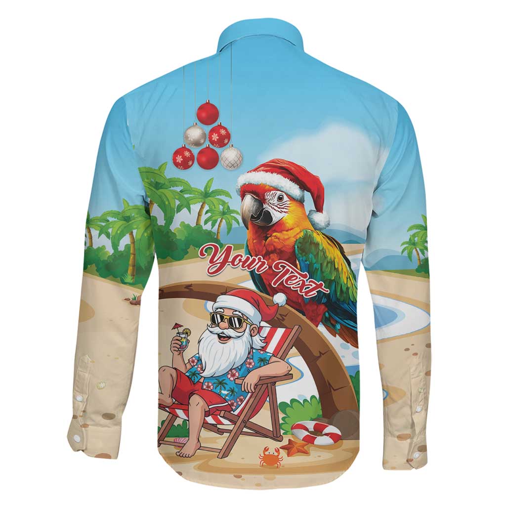 Personalized Hawaii Santa Parrot Christmas Family Matching Summer Maxi Dress and Hawaiian Shirt Summer Vibe LT01 - Polynesian Pride