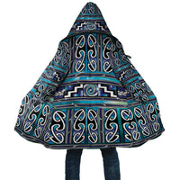 Maori Matariki Cloak Blue Galaxy Aesthetic Koru Art