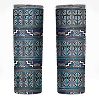 Maori Matariki Skinny Tumbler Blue Galaxy Aesthetic Koru Art
