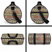 Maori Matariki Duffle Bag Yellow Galaxy Aesthetic Koru Art LT01 - Polynesian Pride