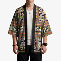 Maori Matariki Kimono Yellow Galaxy Aesthetic Koru Art
