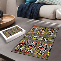 Maori Matariki Puzzle Yellow Galaxy Aesthetic Koru Art