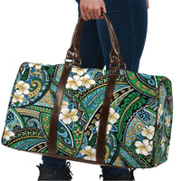 Polynesian Hibiscus Tropical Green Floral Travel Bag Tribal Pattern LT01 - Polynesian Pride