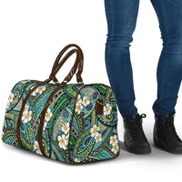 Polynesian Hibiscus Tropical Green Floral Travel Bag Tribal Pattern LT01 - Polynesian Pride