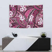 Polynesian Hibiscus Tropical Pink Floral Tapestry Tribal Pattern LT01 - Polynesian Pride