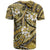 Polynesian Hibiscus Tropical Yellow Floral T Shirt Tribal Pattern - Polynesian Pride