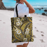 Polynesian Hibiscus Tropical Yellow Floral Tote Bag Tribal Pattern LT01 - Polynesian Pride