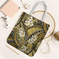 Polynesian Hibiscus Tropical Yellow Floral Tote Bag Tribal Pattern LT01 White Strap One Size Yellow - Polynesian Pride