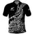 New Zealand Silver Fern Rugby Polo Shirt Aotearoa Kiwi Maori Black Version LT01 Black - Polynesian Pride