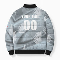 Custom Rugby New Zealand 2026 Bomber Puffer Jacket The Fern Go Champions