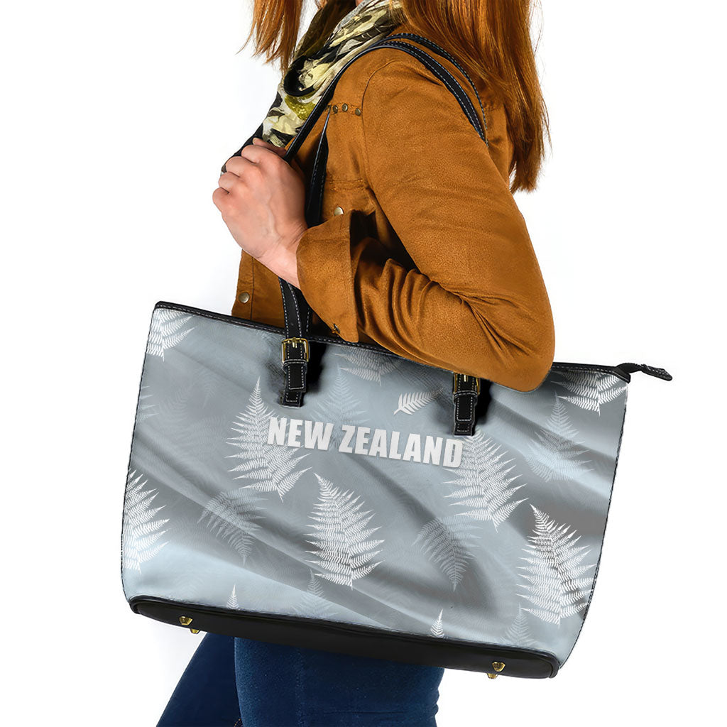 Rugby New Zealand 2026 Leather Tote Bag The Fern Go Champions