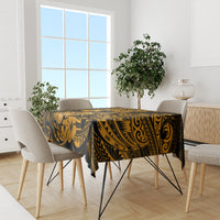 Hawaii Ukulele Tablecloth Polynesian Pattern Gold Version LT01 - Polynesian Pride