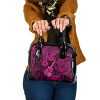 Hawaii Ukulele Shoulder Handbag Polynesian Pattern Pink Version LT01 One Size Pink - Polynesian Pride