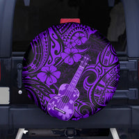 Hawaii Ukulele Spare Tire Cover Polynesian Pattern Purple Version LT01 - Polynesian Pride